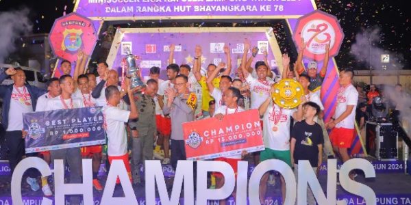 Kapolda Lampung Cup 2024 Berakhir, Kapolda: Terus Jaga Kekompakan dan Sportivitas