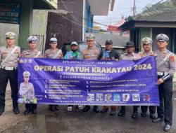 Tekan Pelanggaran dan Kecelakaan, Ditlantas Polda Lampung Edukasi Masyarakat Tertib Berlalu Lintas