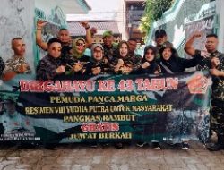 Satu Komando PD PPM Lampung Slamet Riadi Gelar Jumat Berkah Bersama PC PPM Balam
