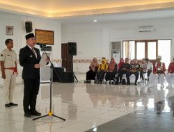 Bupati Pesawaran Kukuhkan Anggota Paskibraka Kabupaten Pesawaran Tahun 2024