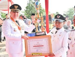 Enam Desa di Kabupaten Pesawaran Terima Penghargaan BBGRM Terbaik dari Bupati