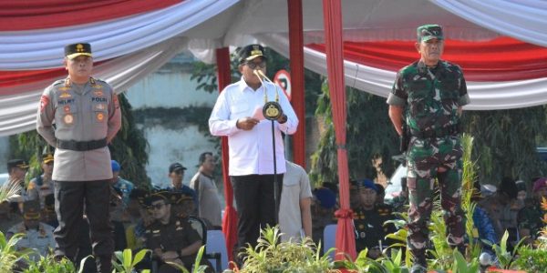Apel Gelar Pasukan Mantap Praja Krakatau 2024, Danrem 043/Gatam, Siap Bekerjasama Cegah Potensi Gangguan Keamanan
