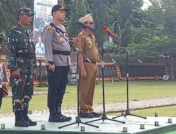 Polres Tanggamus Apel Gelar Pasukan Operasi Mantap Praja Krakatau 2024