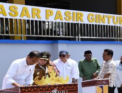 Resmikan Pasar Pasir Gintung di Lampung, Presiden: Keramaian Pasar Tanda Perekonomian Berjalan