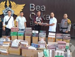 Polresta Bandar Lampung Bongkar Peredaran Rokok Tanpa Cukai