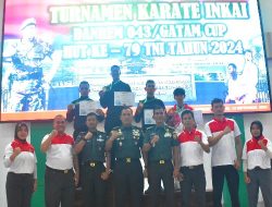Jaring Atlet Karate Berbakat, Korem 043/Gatam Gelar Turnamen Karate INKAI Danrem Cup Tahun 2024