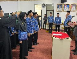 Pj. Sekdakab Tanggamus Melantik Pejabat Fungsional Guru
