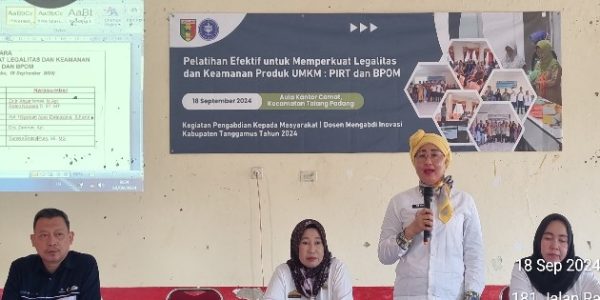 Pelatihan Efektif untuk Memperkuat Legalitas dan Keamanan Produk UMKM