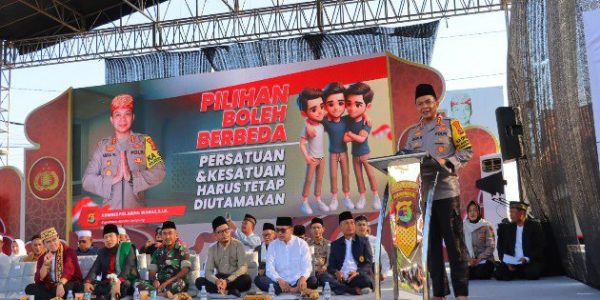 Gelar Tabligh Akbar, Kapolresta Bandar Lampung Serukan Pilkada Aman, Damai dan Rukun