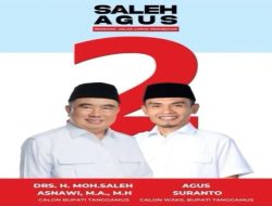 Raih Nomor Urut 2, Moh Saleh Asnawi Agus Suranto Ini Simbol Kemenangan Masyarakat Tanggamus