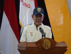Danrem 043/Gatam Laporkan Perolehan Medali Pada PON XXI/2024 Aceh-Sumut Kepada Pj. Gubernur Lampung