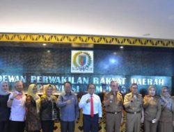 Ketua DPRD Mingrum Gumay Terima Kunker Pj Gubernur Lampung