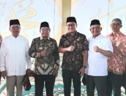 Ketua dan Anggota DPRD Lampung Bersama Pj Gubernur Menggas Pembangunan Masjid Kota Baru