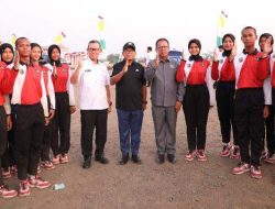 Mingrum Gumay Bersama Pj Gubernur Lampung Berikan Semangat Kepada Paskibraka