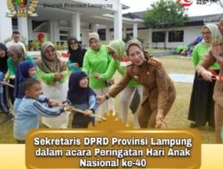 Sekwan Tina Malinda Hadiri Hari Anak Nasional Ke – 40