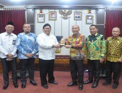 Pj. Bupati Tanggamus Menerima Kunjungan Kerja Pimpinan Ombudsman RI