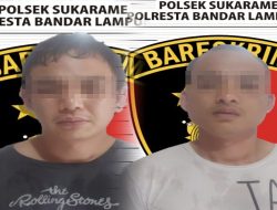 Aniaya dan Rampas HP Pengendara Motor, Dua Residivis Narkoba  Diringkus