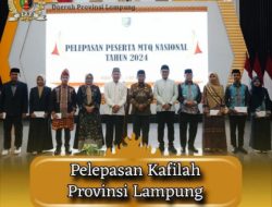 Ketua DPRD Lampung Ahmad Giri Akbar Hadiri Pelepasan Kontingen MTQ Lampung Ke Kaltim