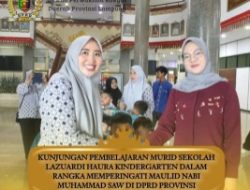 Sekolah Lazuardi Haura Kindergarten Berkunjung Ke DPRD Lampung