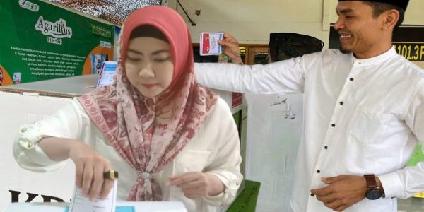 H.Saleh Asnawi-Agus Suranto Unggul Telak di TPS 01 Pekon Pardasuka