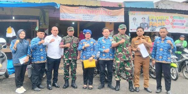 Tim Pengendali Inflasi Daerah  Kabupaten Tanggamus Melakukan Sidak Pasar Jelang Nataru