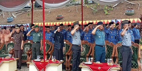 Pemkab Tanggamus Bersama Forkopimda Laksanakan Upacara Hari Ibu dan Hari Bela Negara
