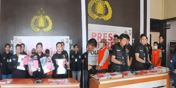 Tipikor Reskrim Polres Lahat  Amankan Dua Pelaku Dugaan Tindak Pidana Korupsi Dana Desa