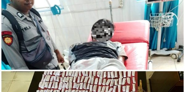 Polres Lahat Ringkus Pengedar Ganja, Satu Personil Gugur
