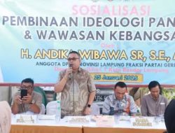 Anggota DPRD Provinsi Lampung Andika Wibawa Sosialisasi PIP -WK