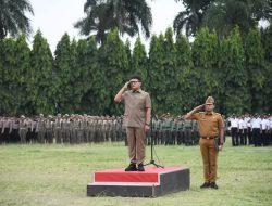 Ketua DPRD Provinsi Lampung Jadi Inspektur Upacara Bulanan