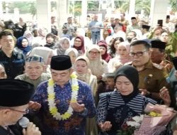 Bupati Dan Wakil Bupati Lahat Di Sambut Oleh Forkopimda