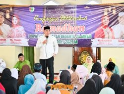 Bupati Dendi Ramadhona  Silaturahmi Ramadan 1446 H di Kecamatan Kedondong