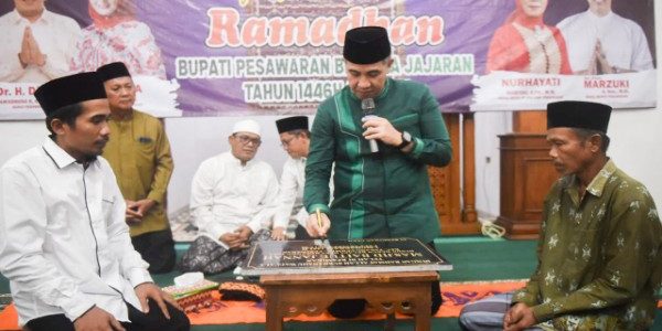 Bupati Pesawaran Dendi Ramadhona Kunjungi Kecamatan Way Ratai dan Padang Cermin dalam Agenda Silaturahmi Ramadan