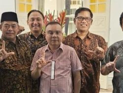 Bupati Lahat Bursah Zarnubi Dan Sufmi Dasco Bahas Pengembangan Industrialisasi Di Kab.Lahat