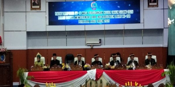 Sidang Paripurna Istimewa DPRD Memperingati HUT Ke-156 Kabupaten Lahat