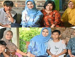 Ketua TP PKK Pesawaran Tinjau Rumah Warga Terdampak Puting Beliung di Way Lima