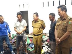 Kadis Sosial Tanggamus Tinjau Langsung Rumah dan Toko Asyifa yang Terbakar di Kota Agung