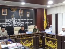 Komisi IV DPRD Provinsi Lampung Terus Awasi Progres 52 Ruas Jalan Provinsi
