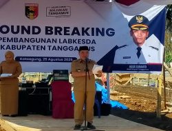 Ground Breaking Pembangunan Gedung LABKESDA, Ini Pesan Bupati Tanggamus