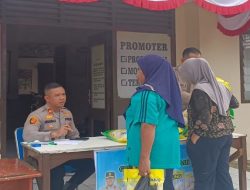 Polres Lahat Bersama  Bulog Gelar Gerakan Pangan Murah