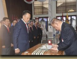 M. Syukron Muchtar Hadiri Pelantikan Pengurus KONI Lampung