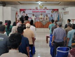 Anggota DPRD Lampung M. Reza Berawi Sosialisasi PIP – WK di Gedong Tataan Pesawaran
