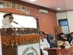 Bupati Pesawaran Nanda Indira Sampaikan Pidato Perdana dalam Rapat Paripurna DPRD