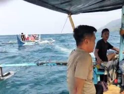 Polsek Pematang Sawa, Selamatkan Perahu Mogok Bawa Pasien  1 Jam Ditengah Laut