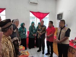 Bupati Tanggamus Didampingi Beberapa Pejabat Tinjau Terdampak Banjir dan Longsor