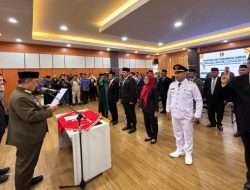 Bupati Tanggamus Rotasi 2 Kadis, Lantik Pejabat Baru dan Tunjuk 4 Pelaksana Tugas, Ini Daftarnya !