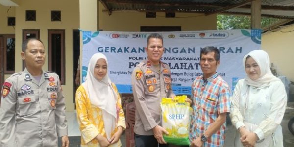Polsek Pseksu Beserta Bulog Cabang Lahat Gelar Kegiatan GPM Guna Menjaga Stabilitas  Harga Pangan