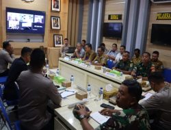 Polres Lahat Gelar Rapat Koordinasi Rencana Pengamanan Unjuk Rasa terkait Sengketa Lahan