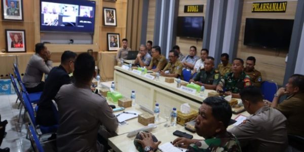 Polres Lahat Gelar Rapat Koordinasi Rencana Pengamanan Unjuk Rasa terkait Sengketa Lahan