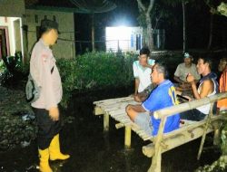 Polsek Pematang Sawa Identifikasi Banjir Rob, Air Laut Sempat Menggenang di Tiga Pekon